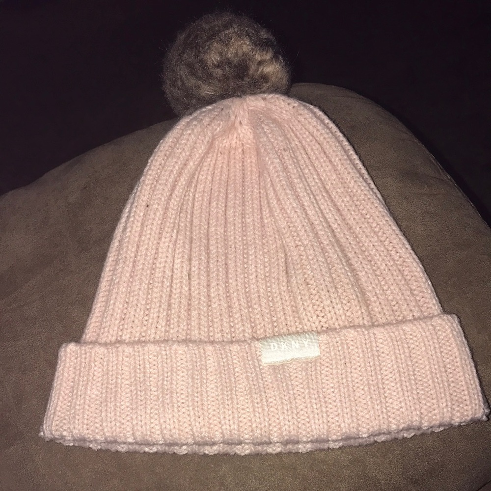Light Pink DKNY Snow Hat